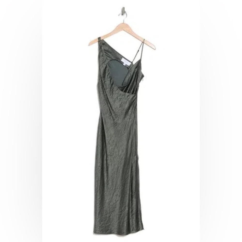 Equipment Asymmetrical Olive Dress